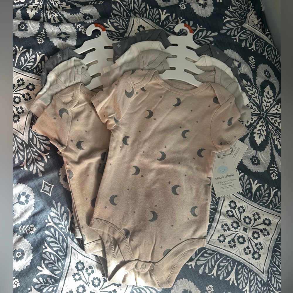 Cloud Island Moon Print 6-9 Months